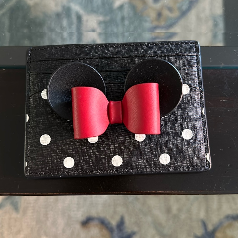 kate spade Minnie Mouse card holder